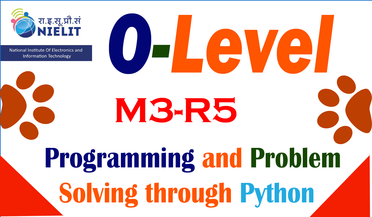 M3-R5.1 — Python Programming